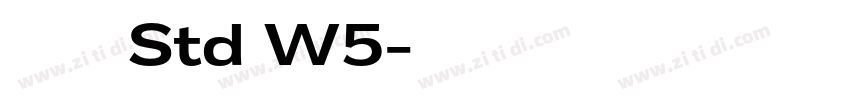 華康翩翩體 Std W5字体转换